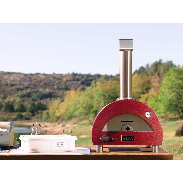 Alfa - Moderno Portable Pizza Oven (Gas) - Antique Red